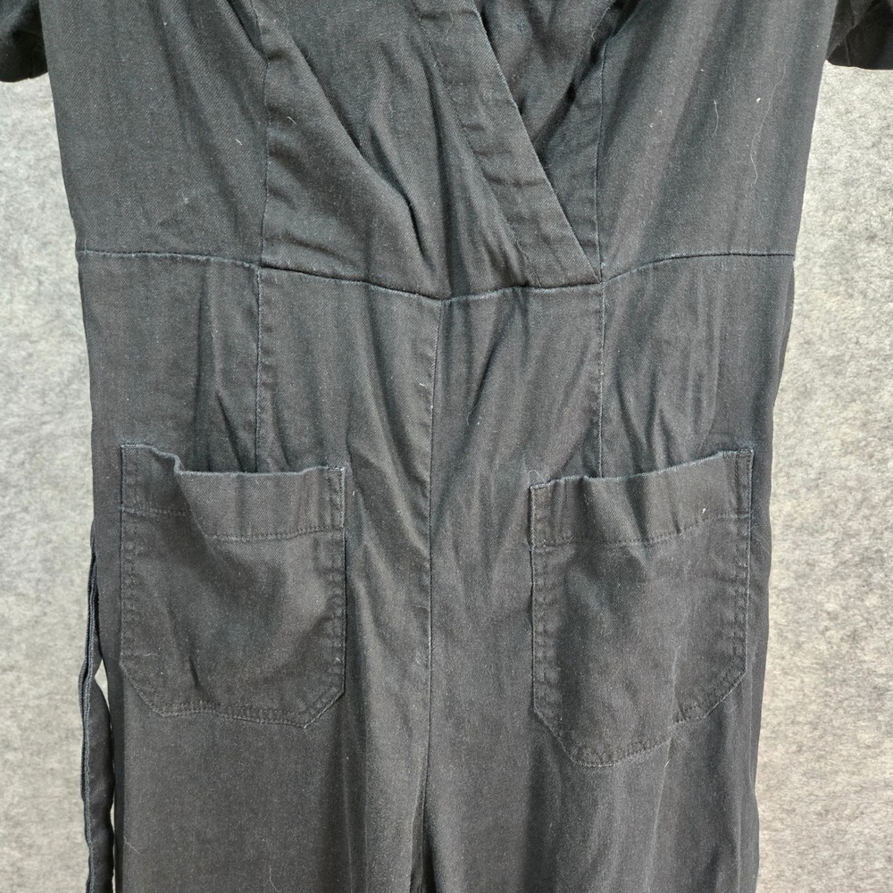 Maeve Women Black Utility Wrap Wide Leg Jumpsuit 18W - Picture 4 of 10